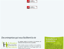 Tablet Screenshot of estuairedomicileservices.fr